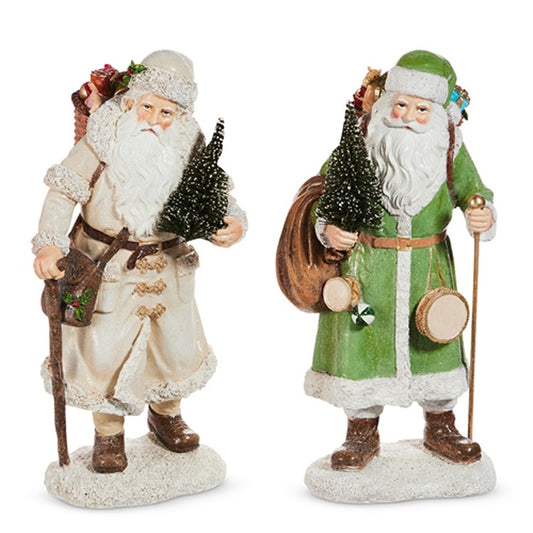 11.5 Victorian Santa with Tree