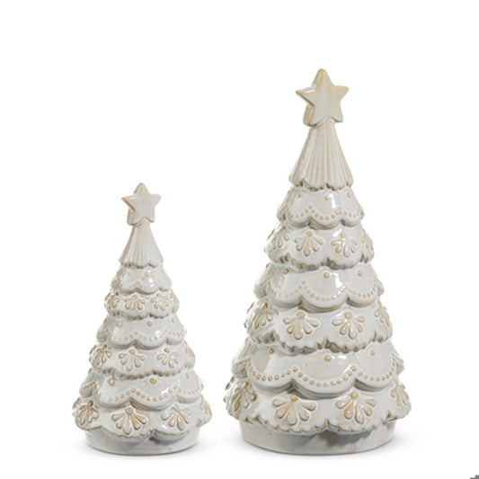 White Glazed Trees