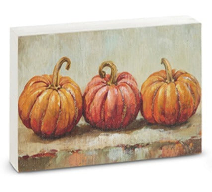 Pumpkin Trio Block