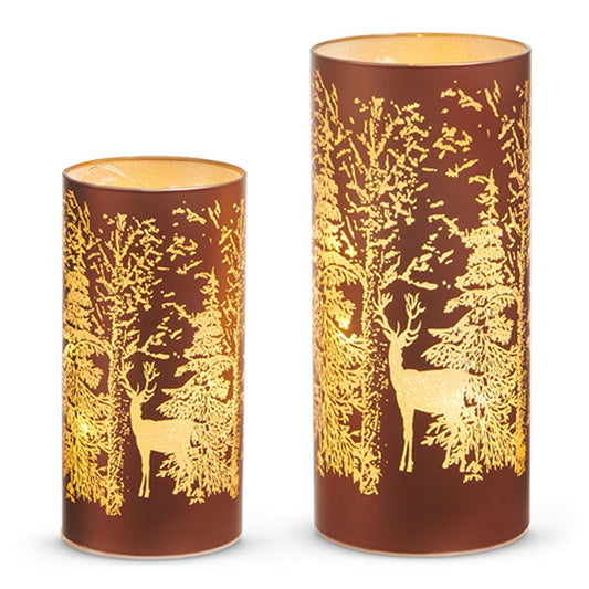 Lighted Forest Trees Lanterns