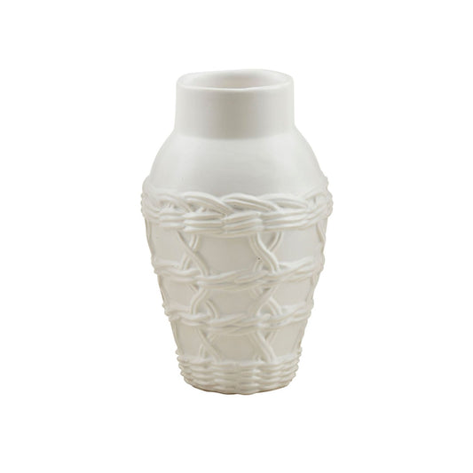 Woven Sleeve Ceramic Vase