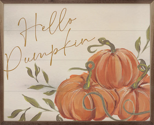 Hello Pumpkin Pumpkins By Nina Blue