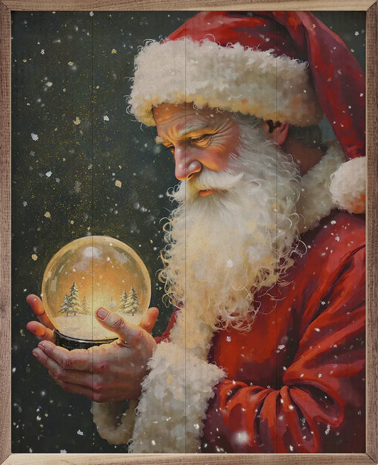 Santa With Snowglobe