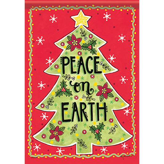 Christmas Peace Garden DuraSoft Flag