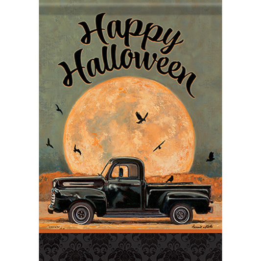 Garden Flag - Halloween Moon