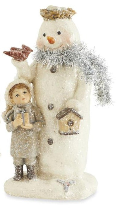 Assorted 7.5 Inch Resin Vintage Snowmen