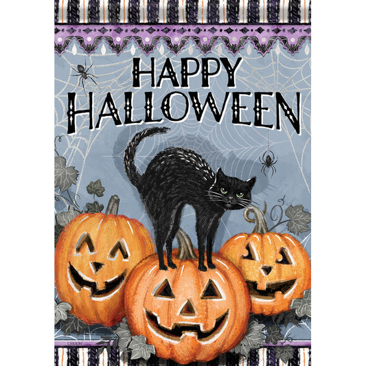 Garden Flag - Black Cat Magic
