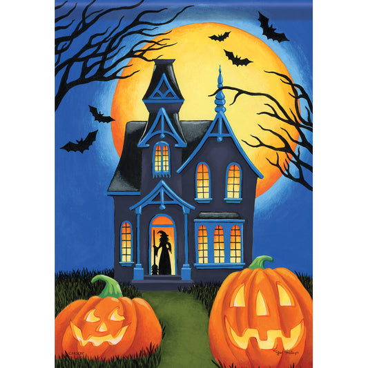 Garden Flag - Haunted House
