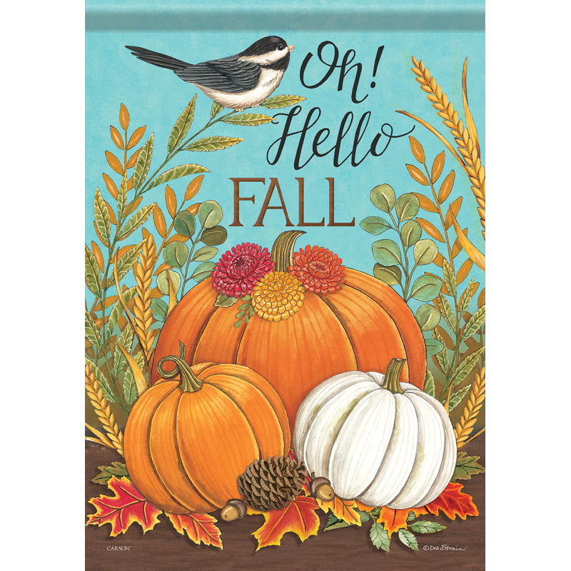 Oh- Hello Fall Garden Durasoft Flag