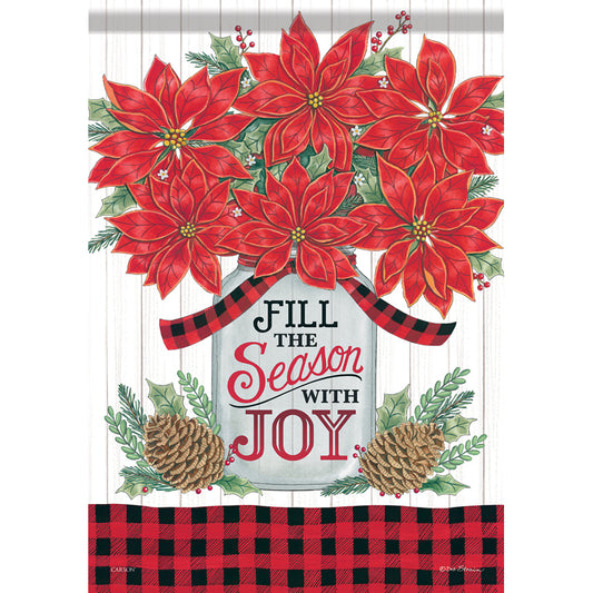 Fill Seasons With Joy Garden Durasoft Flag