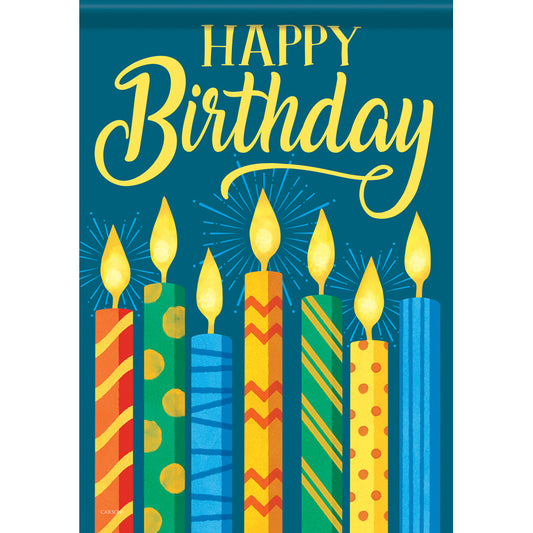 GARDEN FLAG-HAPPY BIRTHDAY
