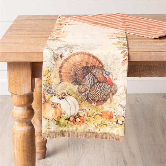 Table Runner - Turkey and Pumpkin