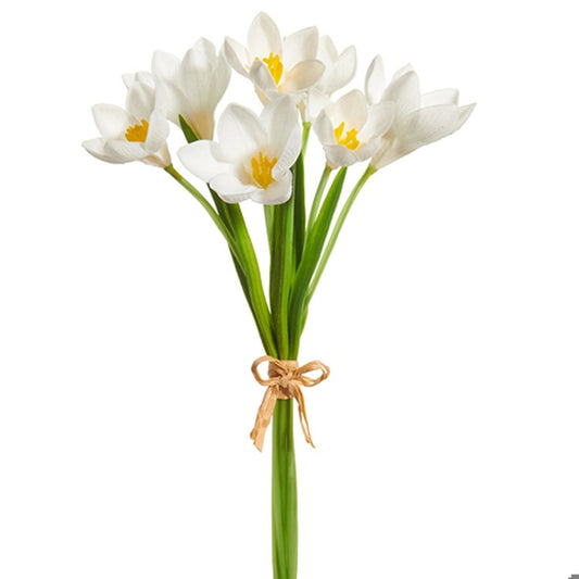 Real Touch White Crocus Bundle