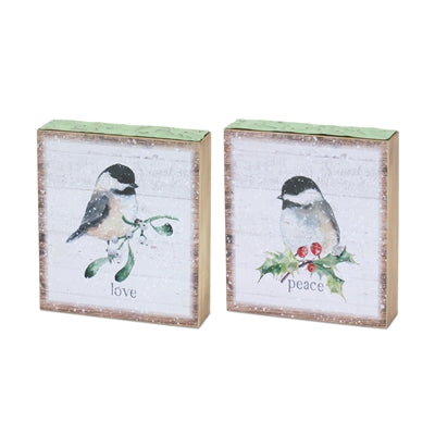 CHICKADEE BLOCK SIGN