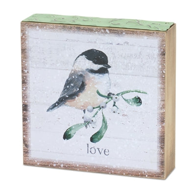 CHICKADEE BLOCK SIGN