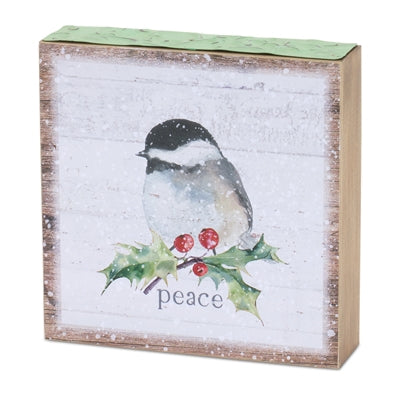 CHICKADEE BLOCK SIGN