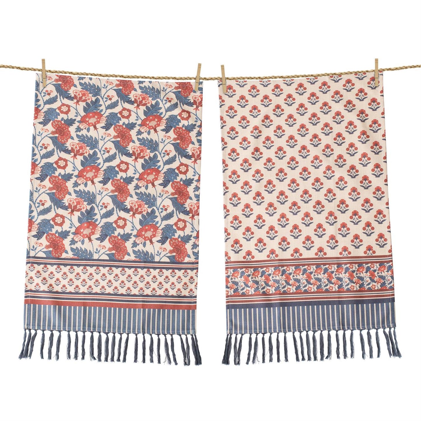 Tea Towels - Americana Floral (Set Of 2)