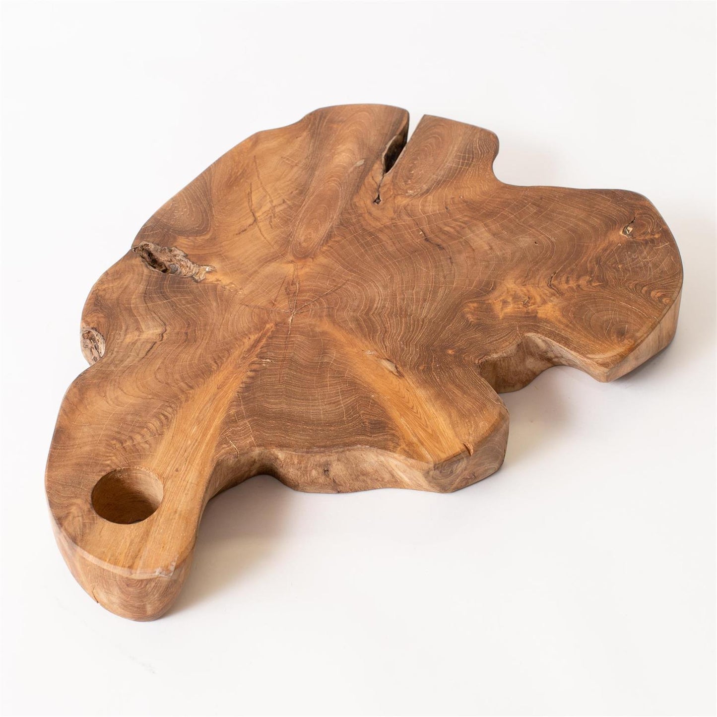 Organic Shape Teak Wood Serving Board