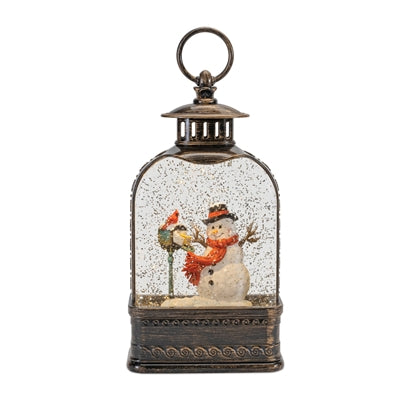 LED Snow Globe w/Snowman