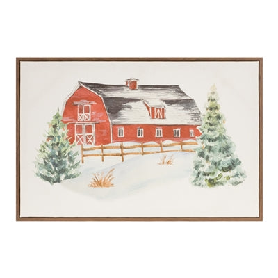 Framed Barn Print