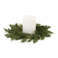 Pine Candle Ring 16"D Plastic