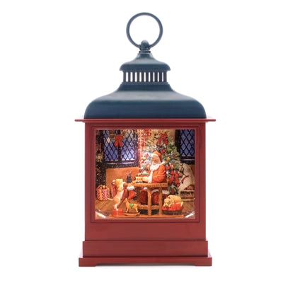 LED Snow Globe w/Santa and Dog