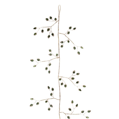 Bead Leaf Garland 5'L Plastic