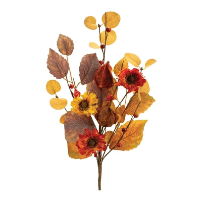 MIXED FALL FLORAL SPRAY 20”H