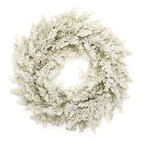 Flocked Pine Wreath