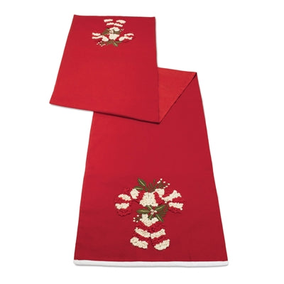 Candy Cane Table Runner