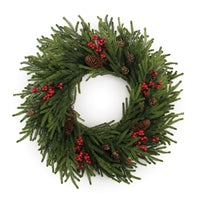 Classic Evergreen Holiday Wreath