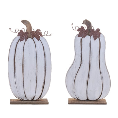 White Pumpkin Sign