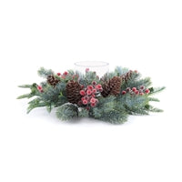 Festive Winter Pine Centerpiece