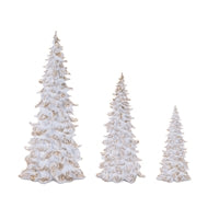 Elegant Snow-Covered Christmas Trees