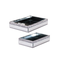 Glass and Metal tray, 2 sizes