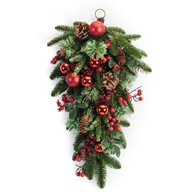 Pine Swag w/Ornaments