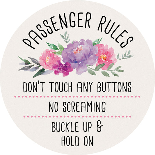 COASTER CAR PKG-PASSENGER RULE