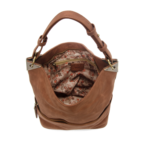 Joy Susan Purse - Darcy Zip Front Pocket Bucket Bag