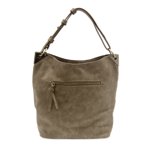 Joy Susan Purse - Darcy Zip Front Pocket Bucket Bag