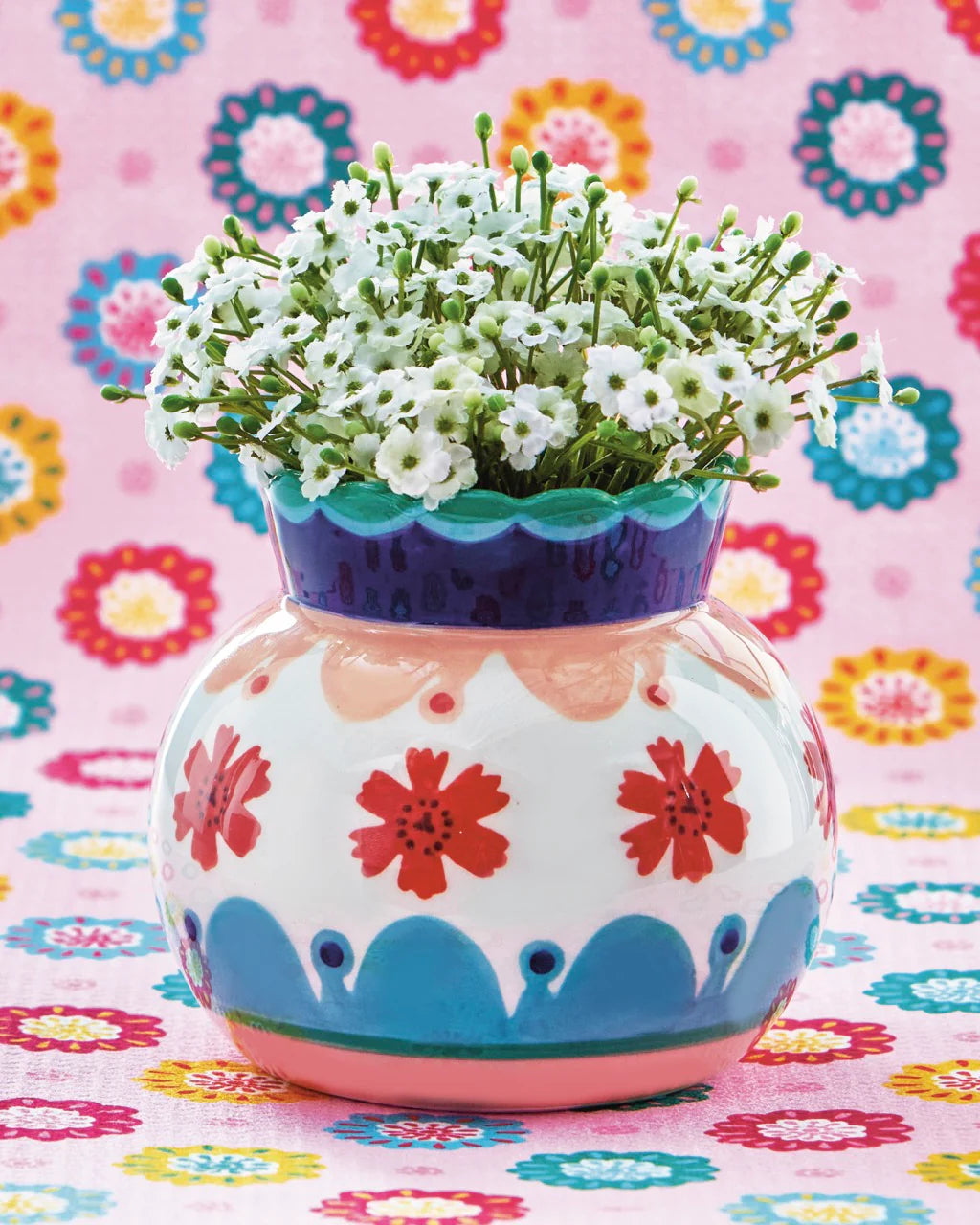 Eclectic Fun Squat Vase