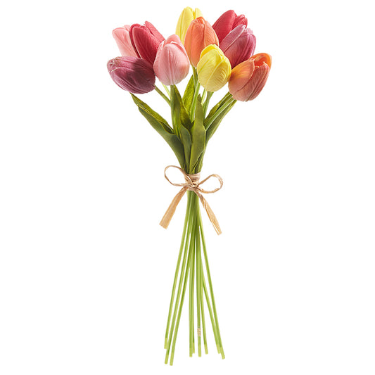 14.5" REAL TOUCH MIXED TULIP BUNDLE