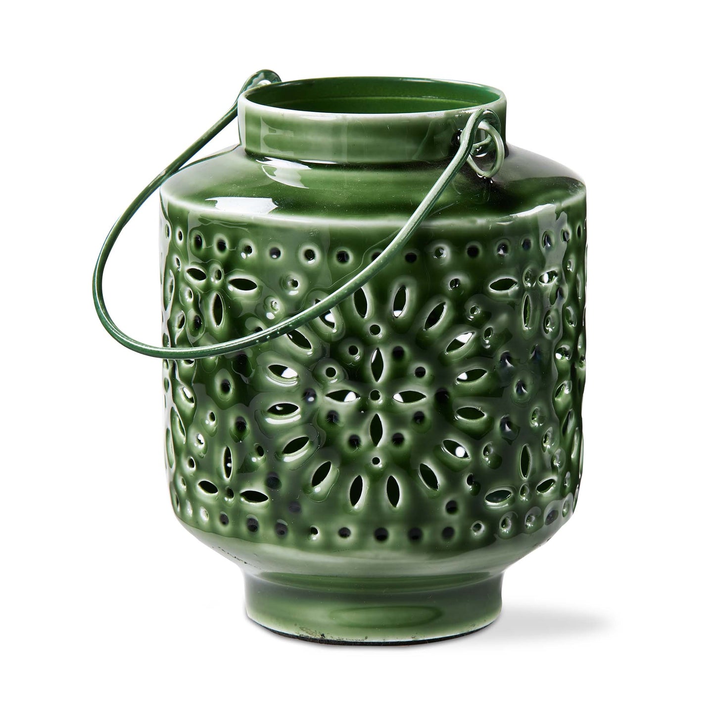 AURA ENAMEL LANTERN SM GREEN