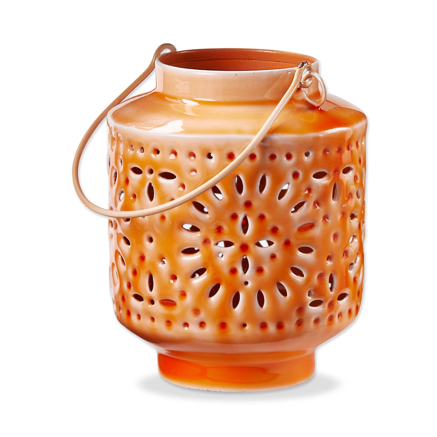 AURA ENAMEL LANTERN SM Orange