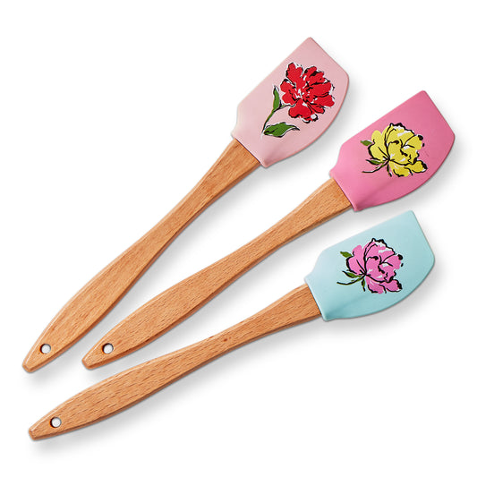 IN BLOOM MINI SPATULA S/3