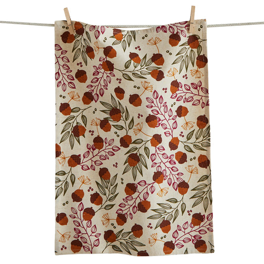 Acorn Harvest Dishtowel