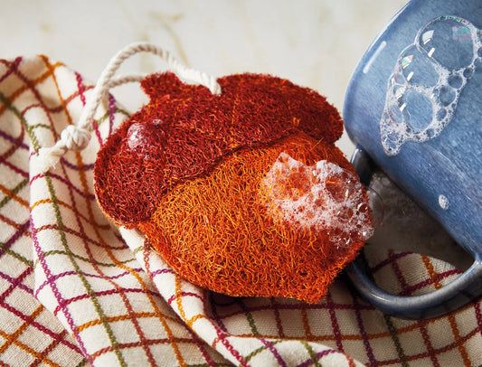Acorn Loofah Scrubber