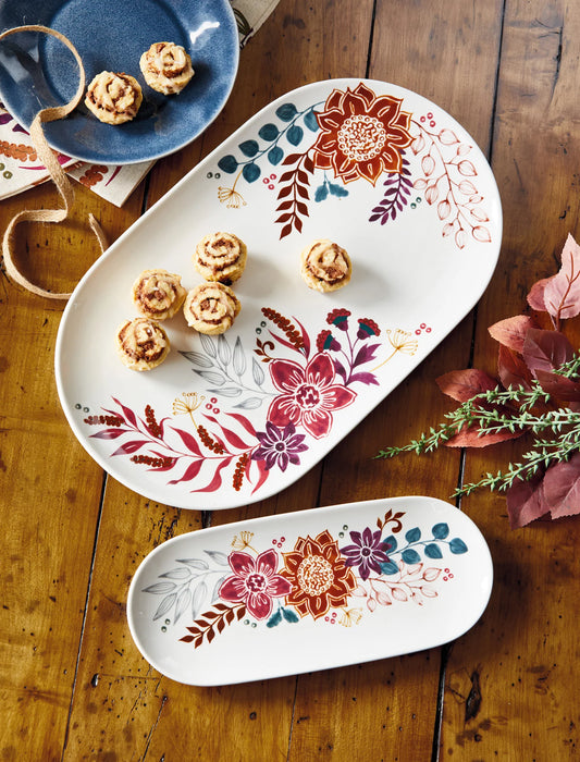 Autumn Bloom Platter Large