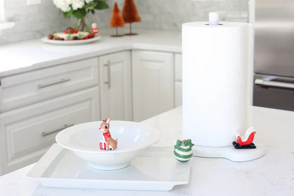 Paper Towel Holder - Nora Fleming Pinstripes