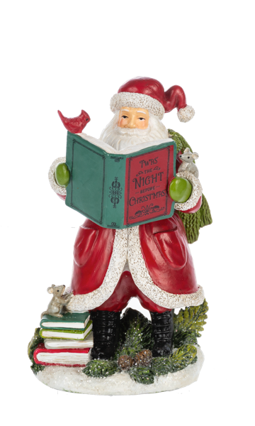 Woodland Santa Figurines