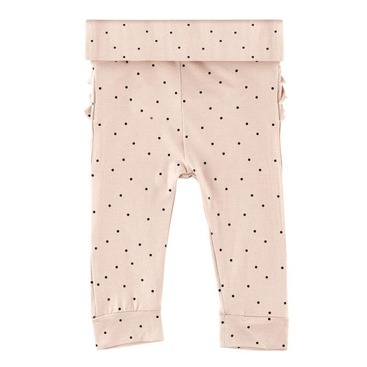 Grow with Me Pants with Ruffles - Polka Dot